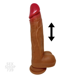 DILDO VIBRADOR CON MOVIMIENTO DE EMPUJE CONTROL CON APP-0
