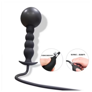 PLUG ANAL DE SILICONA INFLABLE-0