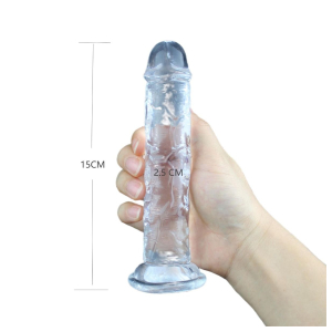 ANAL TRANSPARENTE CON VENTOSA - CRISTAL 1