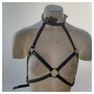 Arnes de Vinilo con tachas-0