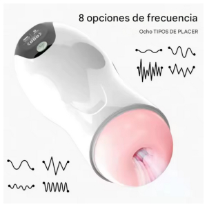 Copa de Masturbación Con Vibro-0