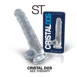 Dildo transparente Cristal 2-0