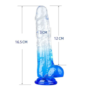 Dildo transparente Cristal 5-0