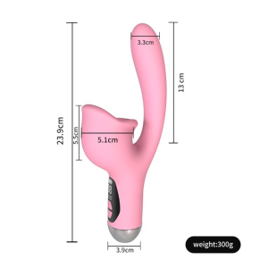 Doble estimulador LUXURY PASSION PINK FIVE