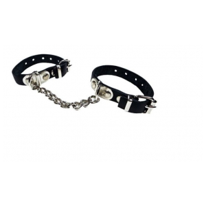 Esposas De Cuero Chicas con Cadena y Mosqueton