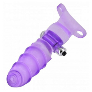 Guante punto G vibrador Double Finger Banger