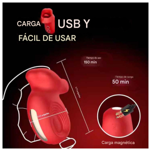 KISS FUN - BOCA CON LENGUA VIBRADORA-0