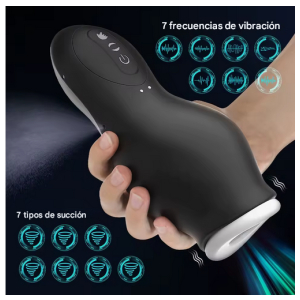 Masturbador -  Vibrador  Y Succionador Recargable-1