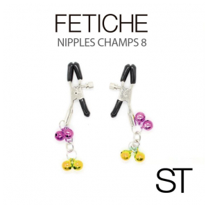 NIPPLES CHAMPS 8 - PINZAS CON CASCABEL-1