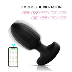 Plug Anal Vibrador Texturado - APP
