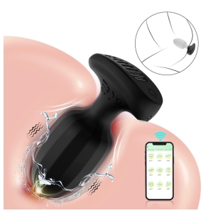 Plug Anal Vibrador Texturado - APP