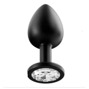 PLUG SILICONADO CON STRASS - L-0