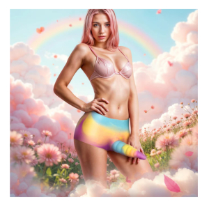 STRAP ON UNICORNIO DE SILICONA-1