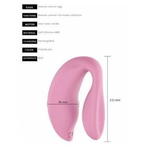 Vibrador Curvo a Control Remoto