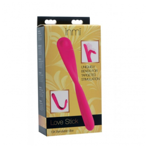 Vibrador Flexible - INMI Love Stick 13X Bendable Silicone Vibe
