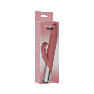 Vibrador Recargable Conejo Giratorio-0