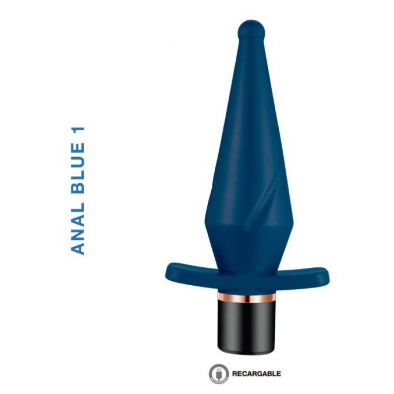 ANAL BLUE 1- PLUG ANAL CARGA USB