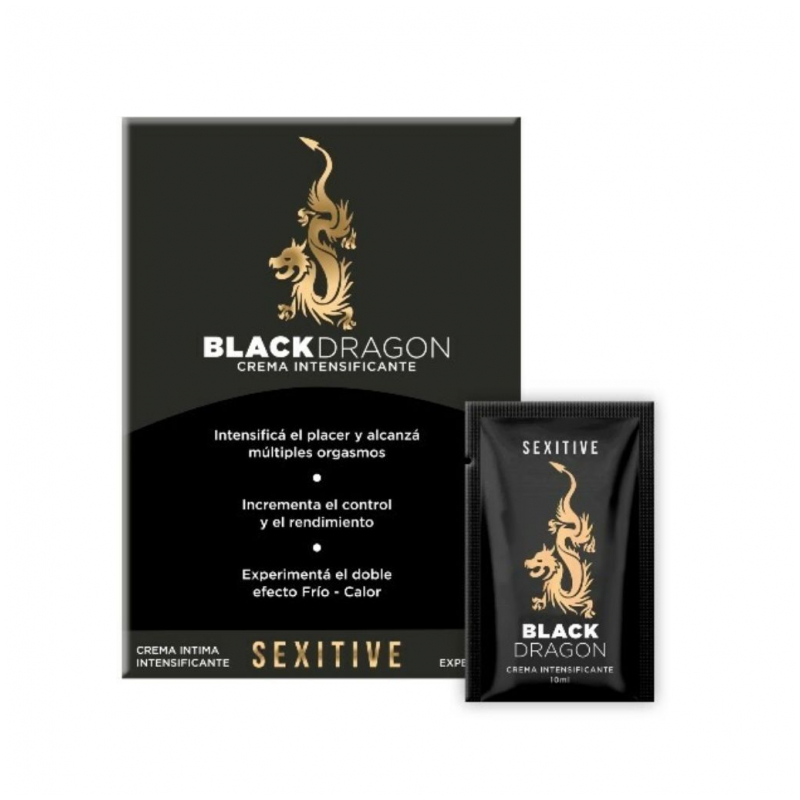 BLACK DRAGON - CREMA INTENSIFICANTE SACHET X 10ml.