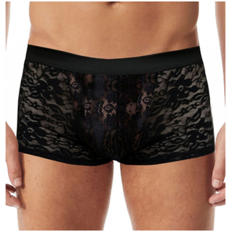 BOXER ENCAJE ELASTIZADO