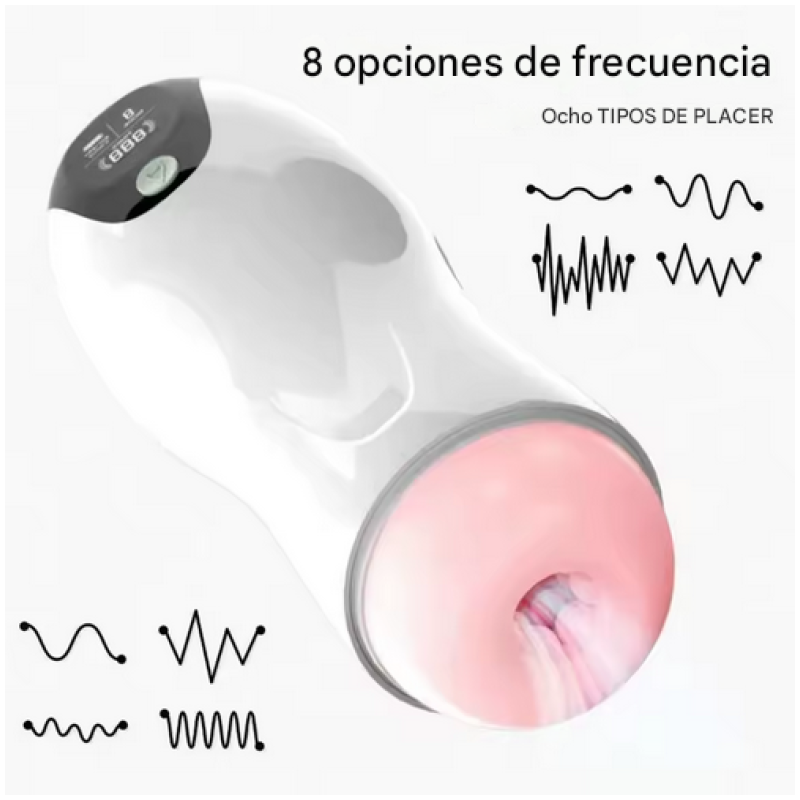 Copa de Masturbación Con Vibro