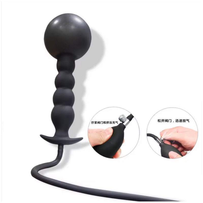PLUG ANAL DE SILICONA INFLABLE