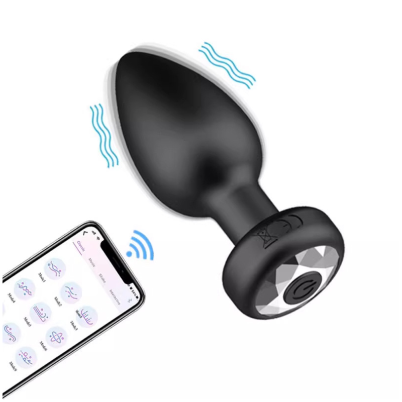 Plug Anal Vibrador Black - APP
