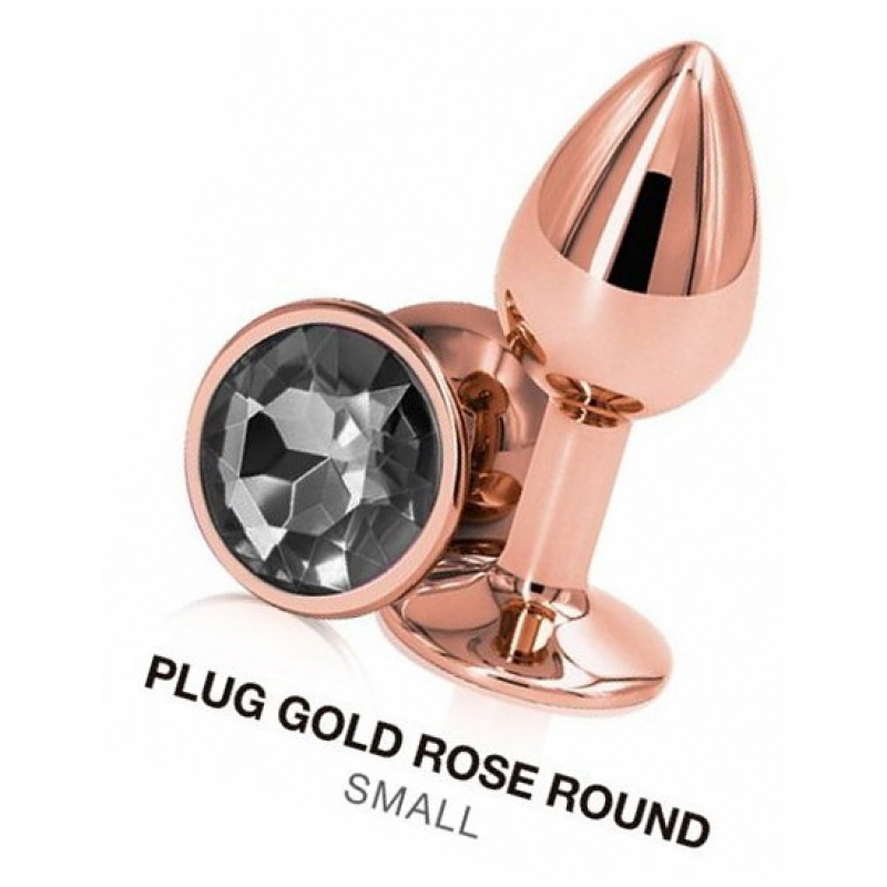 PLUG GOLD ROSE ROUND SMAL