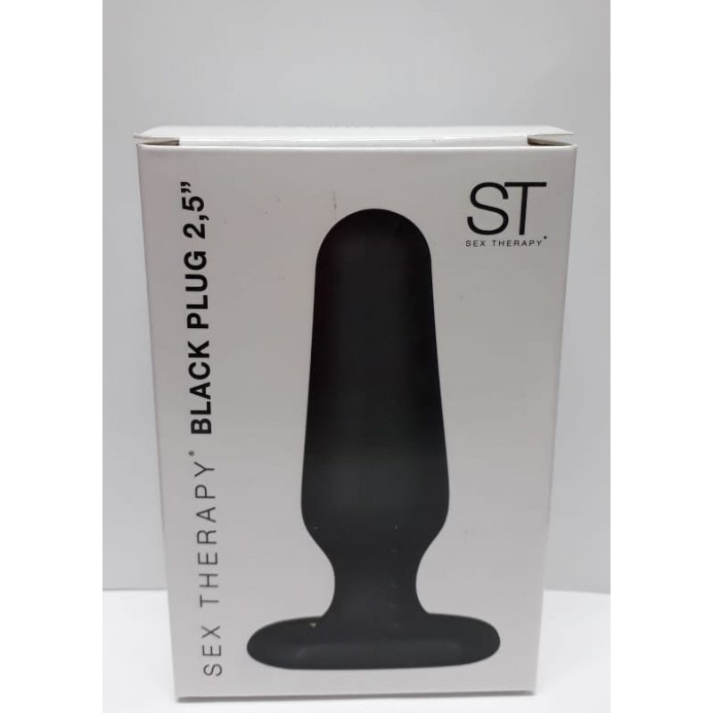 Plug Negro 2,5 Pulgadas
