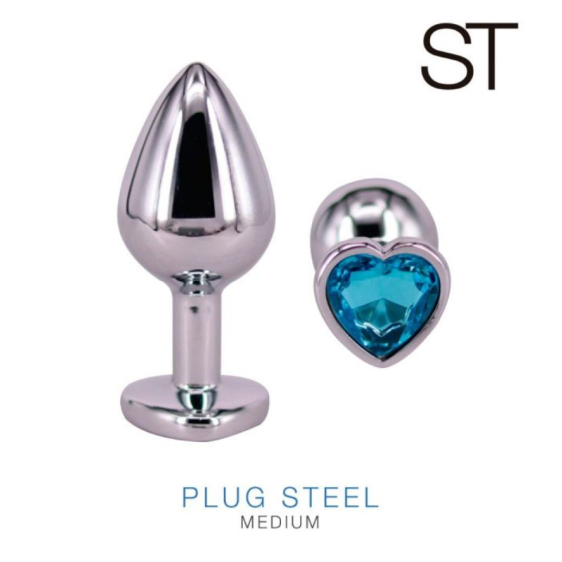 Plug Steel Medium Light Blue