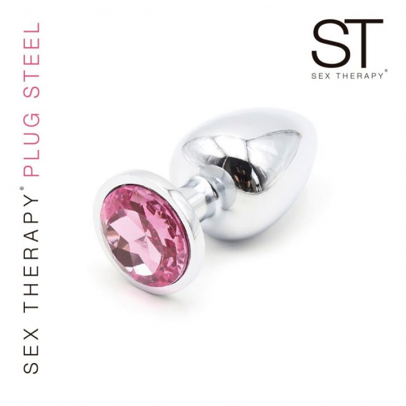 Plug steel pink S