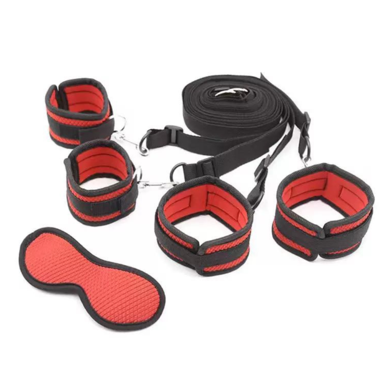 Set Amarre De Cama Con Antifaz