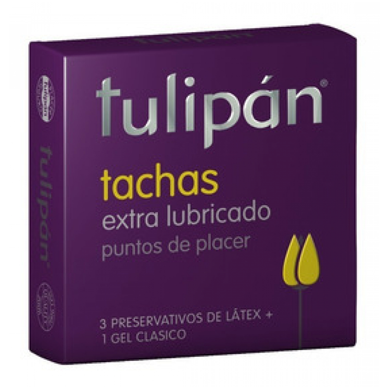 Tulipan Tachas extra lubricado