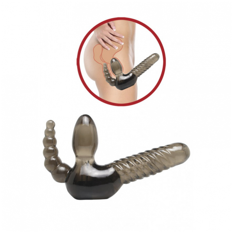 "Strapless" Strap-On with Anal Stimulator