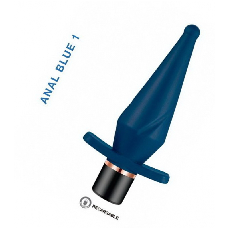 ANAL BLUE 1- PLUG ANAL CARGA USB