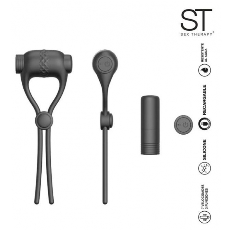 BRUNO - ANILLO RECARGABLE CON CORREA REGULABLE