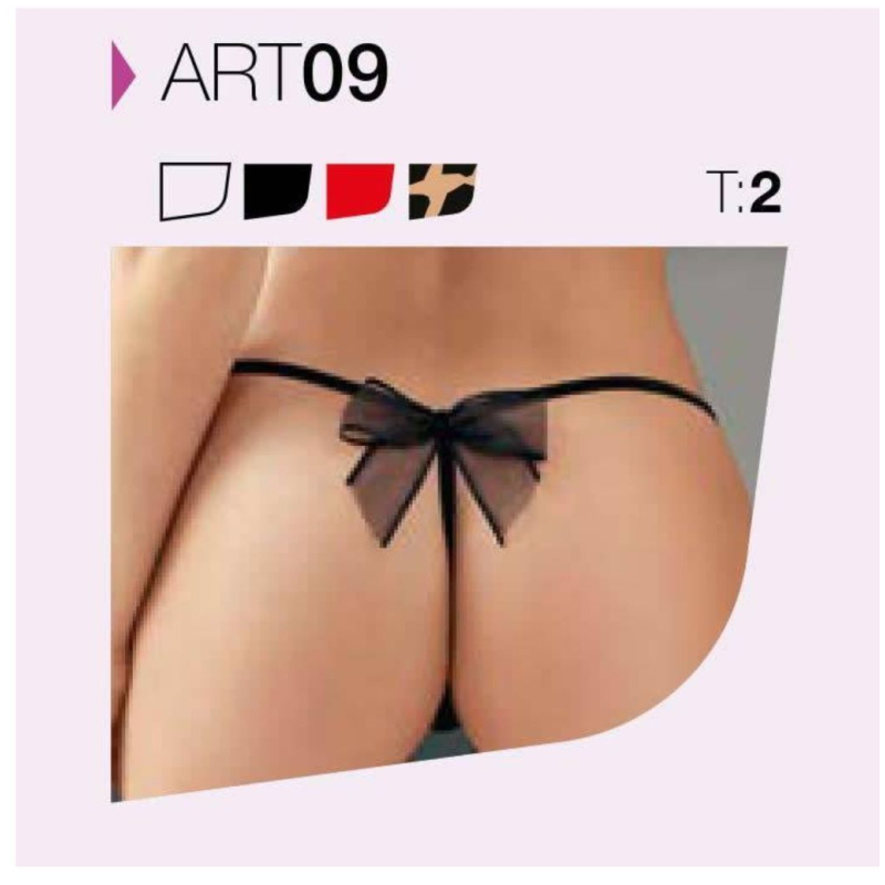 Cola less Raso Con Moño