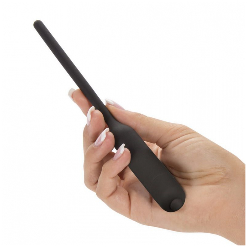 Dilatador uretral vibrante de silicona