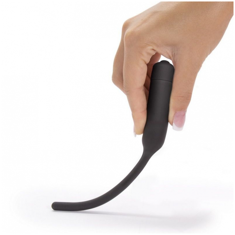 Dilatador uretral vibrante de silicona