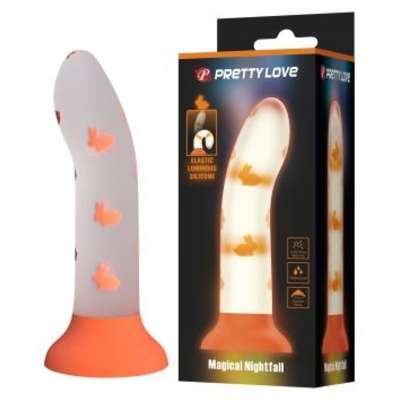 DILDO LUMINOSO Naranja