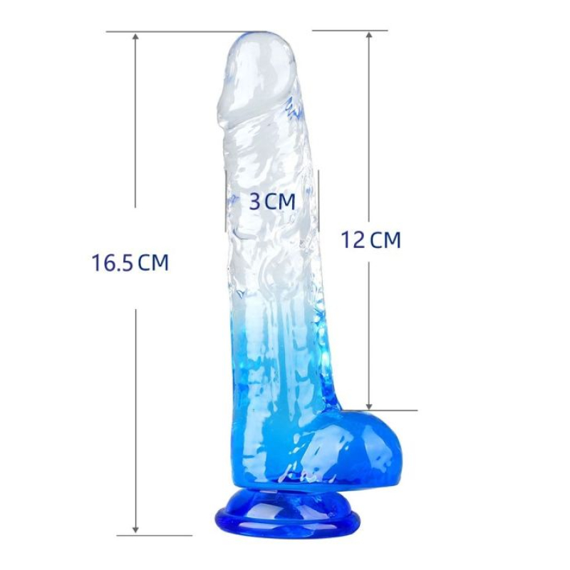 Dildo transparente Cristal 5