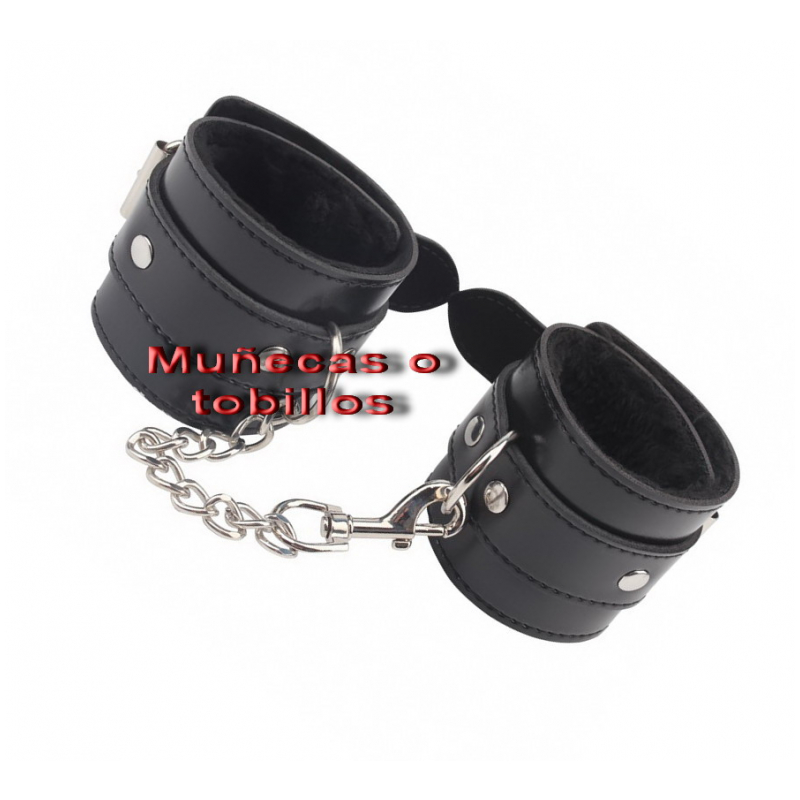 ESPOSAS DE ECOCUERO CON PELUCHE G