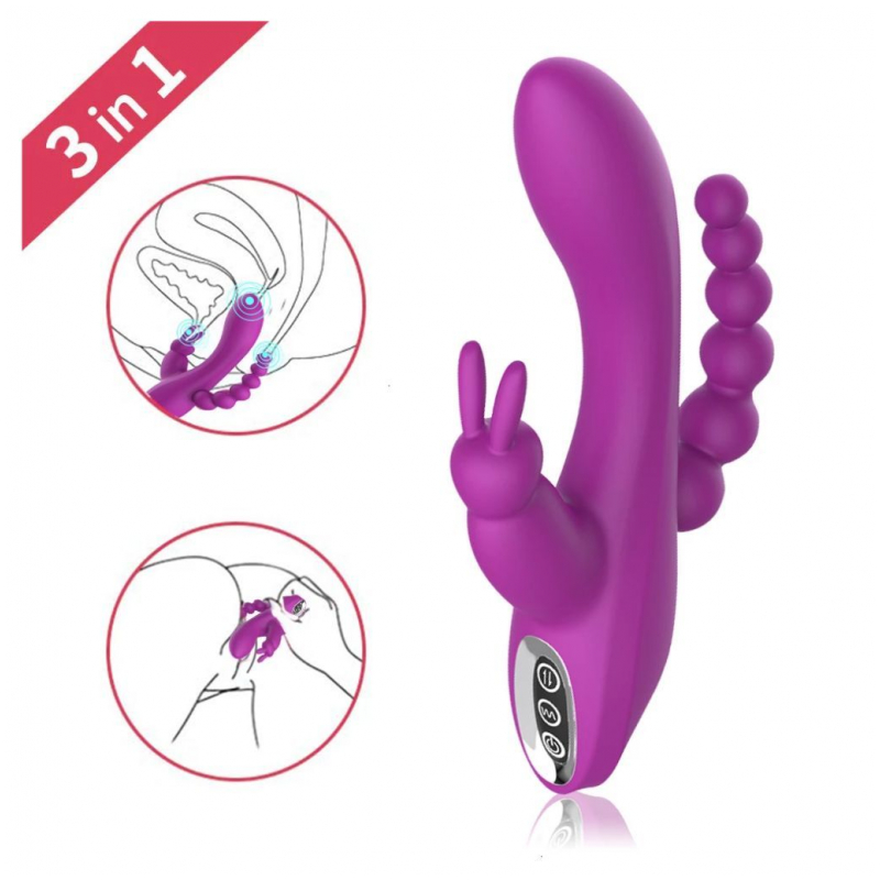 MARILU 3 EN 1 - VIBRO RECARGABLE USB