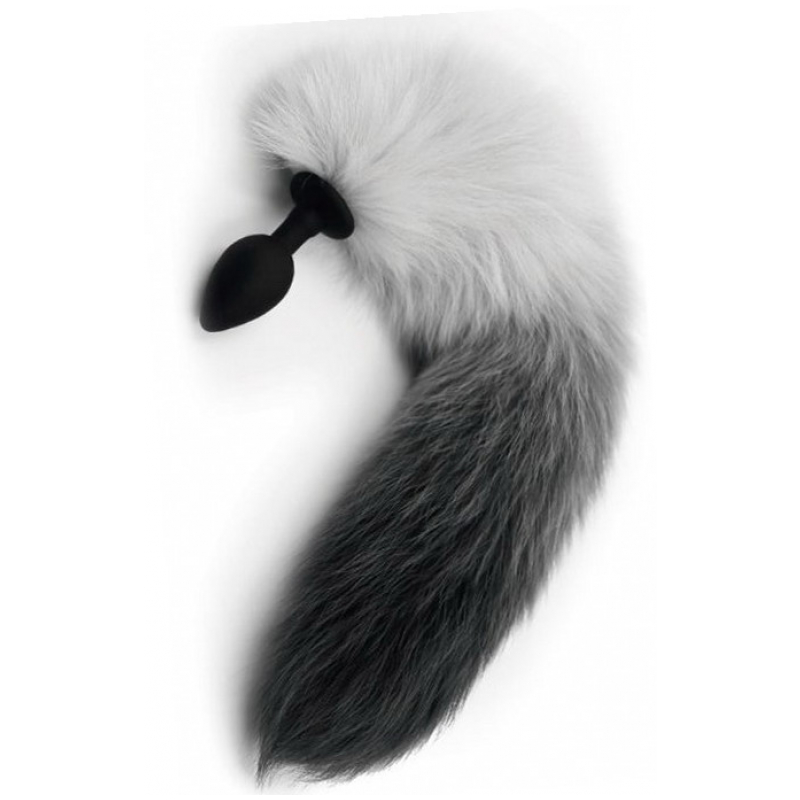 PLAYTAIL FOX ANAL PLUG - COLA DE ZORRO NEGRO