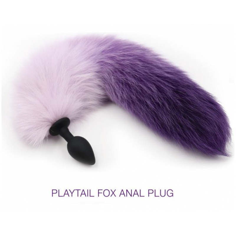 PLUG- COLA DE ZORRO VIOLETA