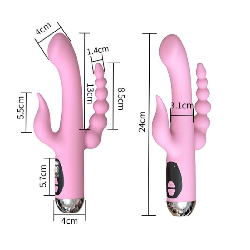 Triple estimulador LUXURY PASSION PINK DUE