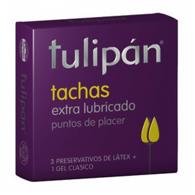 Tulipan Tachas extra lubricado